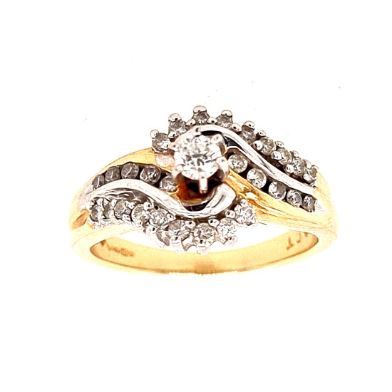 Pre Owned 14ct Diamond Ring ZP62